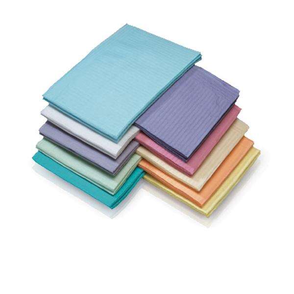 Bib Dental SafeBasics 13 in x 18 in White 3 Ply Tissue / Poly 500/Ca